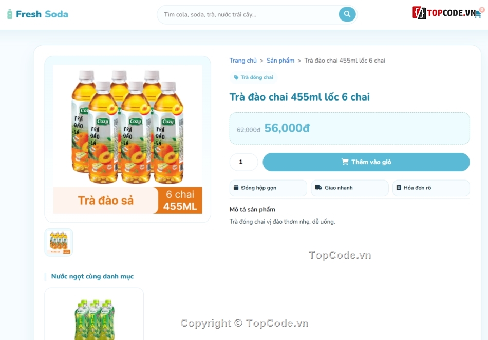 nước ngọt,web bán nước ngọt,web nước ngọt